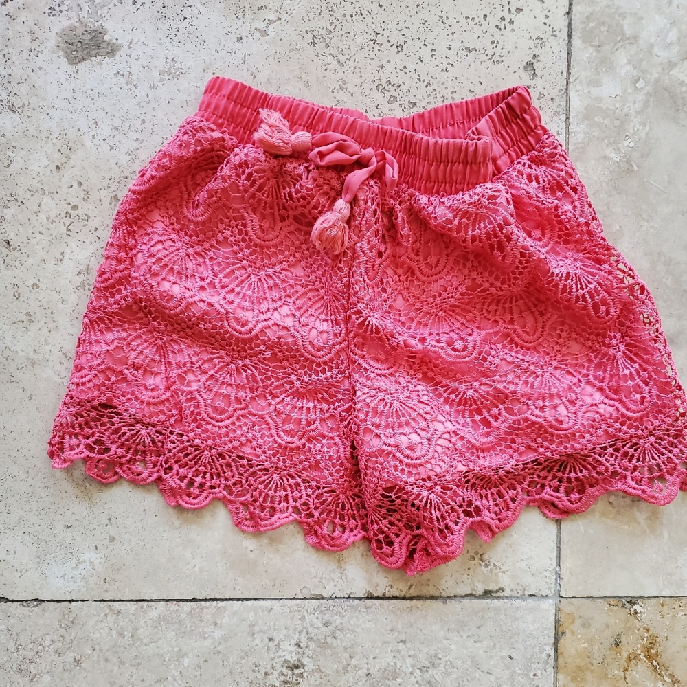 Girls lace shorts